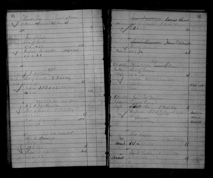 Baltimore City Archives Baltimore City Property Tax Records Field Assessors' Work Books BCA BRG4