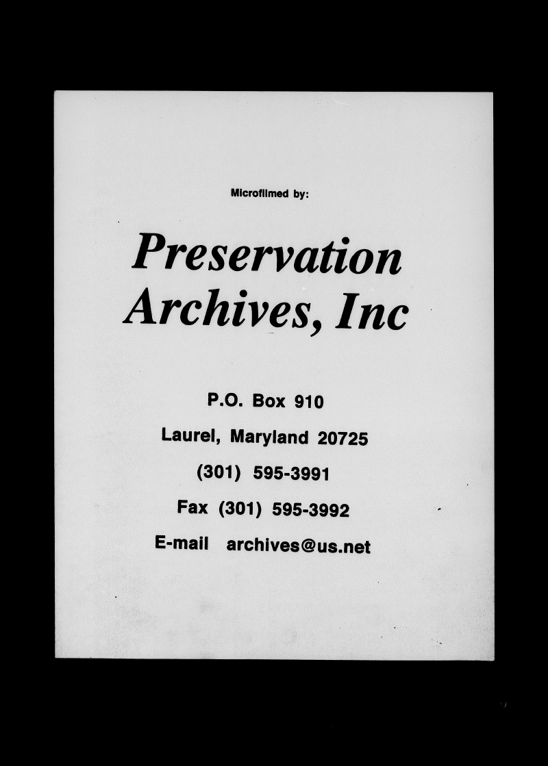 The Papers of the Maryland State Colonization Society Collection , msa